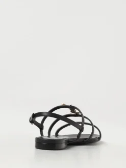 Sandalo Saint Laurent in pelle con logo