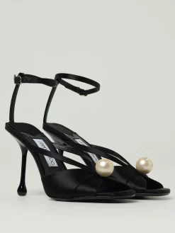 Sandalo Siva Jimmy Choo in raso