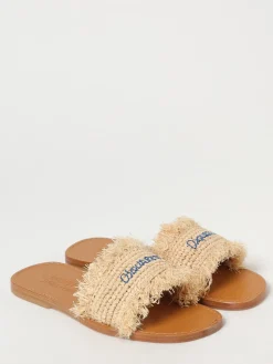 Sandalo Summer Lovers Dsquared2 in rafia crochet