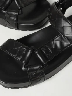 Sandalo Trip Bottega Veneta in nappa intrecciata