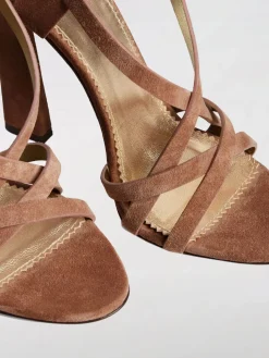 Sandalo Twin Dsquared2 in camoscio