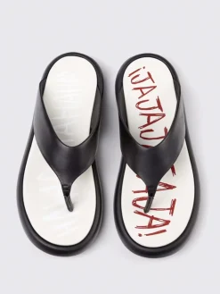 Sandalo Twins Camper in pelle