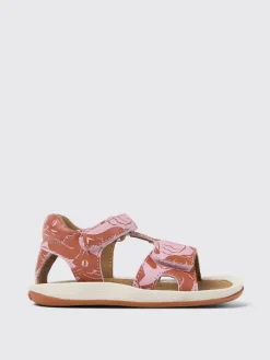 Sandalo Twins Camper in pelle stampata