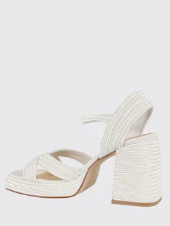 Sandalo Valle Castañer in canvas intrecciata