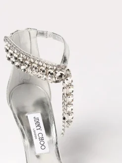 Sandalo Verity Jimmy Choo in pelle con cristalli