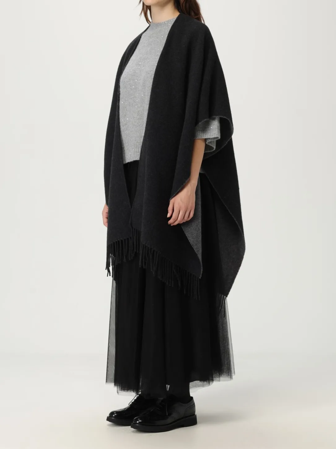 Scialle in lana e cashmere Fabiana Filippi