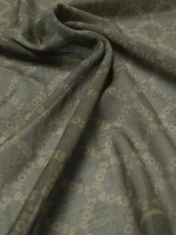 Sciarpa Boss in cotone con logo all over