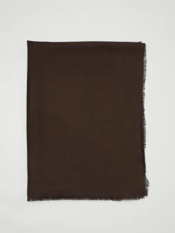 Sciarpa Curvone Max Mara in lana e seta con logo jacquard