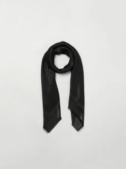 Sciarpa Elisabetta Franchi in viscosa con monogram jacquard