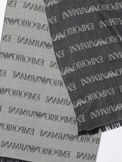 Sciarpa Emporio Armani con logo all-over