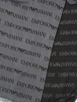 Sciarpa Emporio Armani con logo all-over