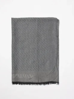 Sciarpa Emporio Armani in misto cotone jacquard