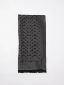 Sciarpa Emporio Armani in viscosa con Eagle jacquard
