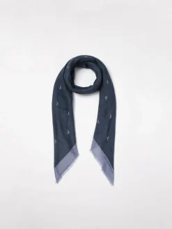 Sciarpa Emporio Armani in viscosa con Eagle jacquard