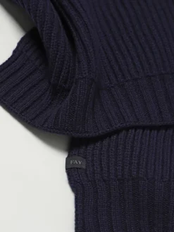 Sciarpa Fay in lana a coste