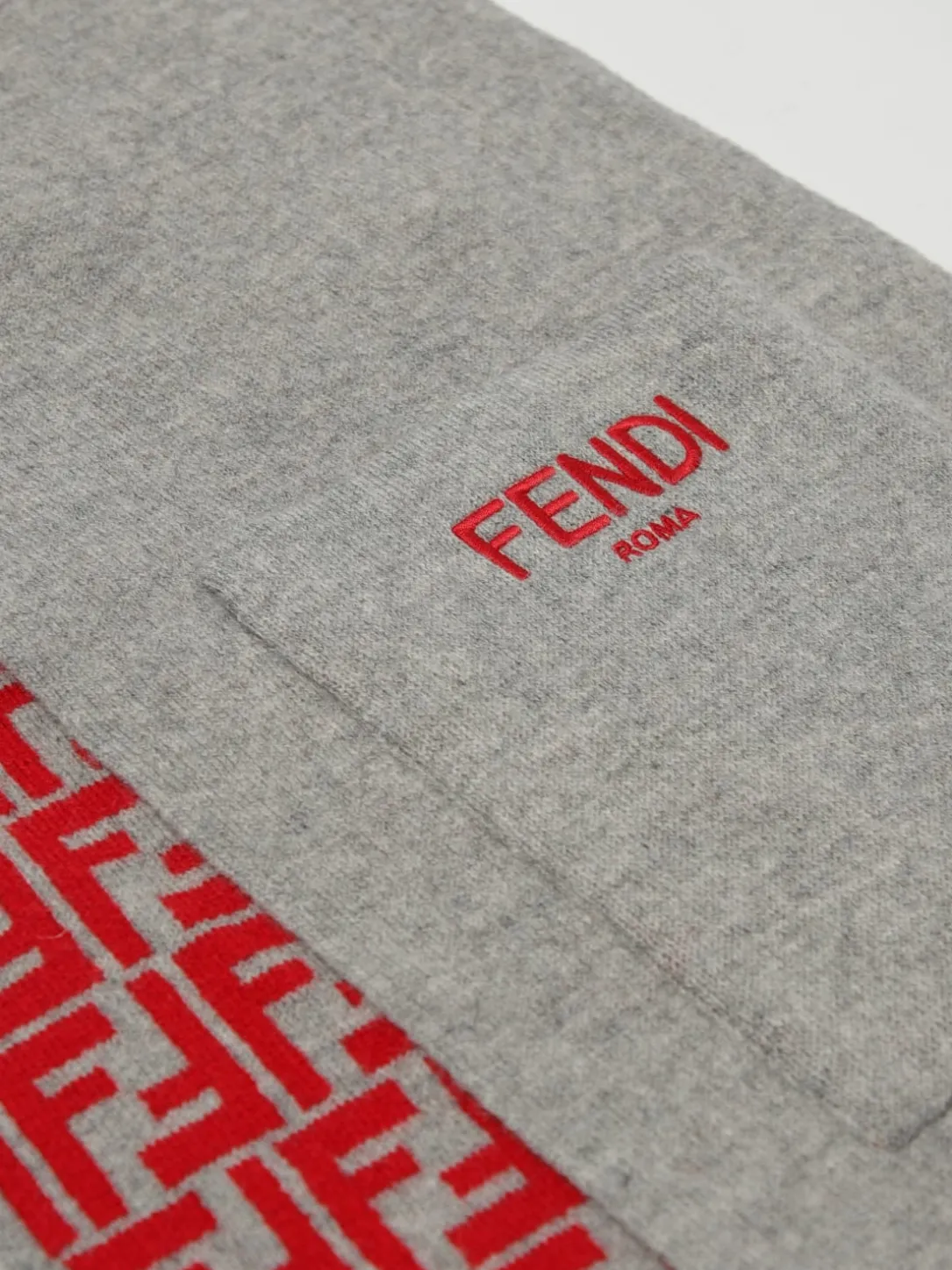 Sciarpa FF Fendi in lana