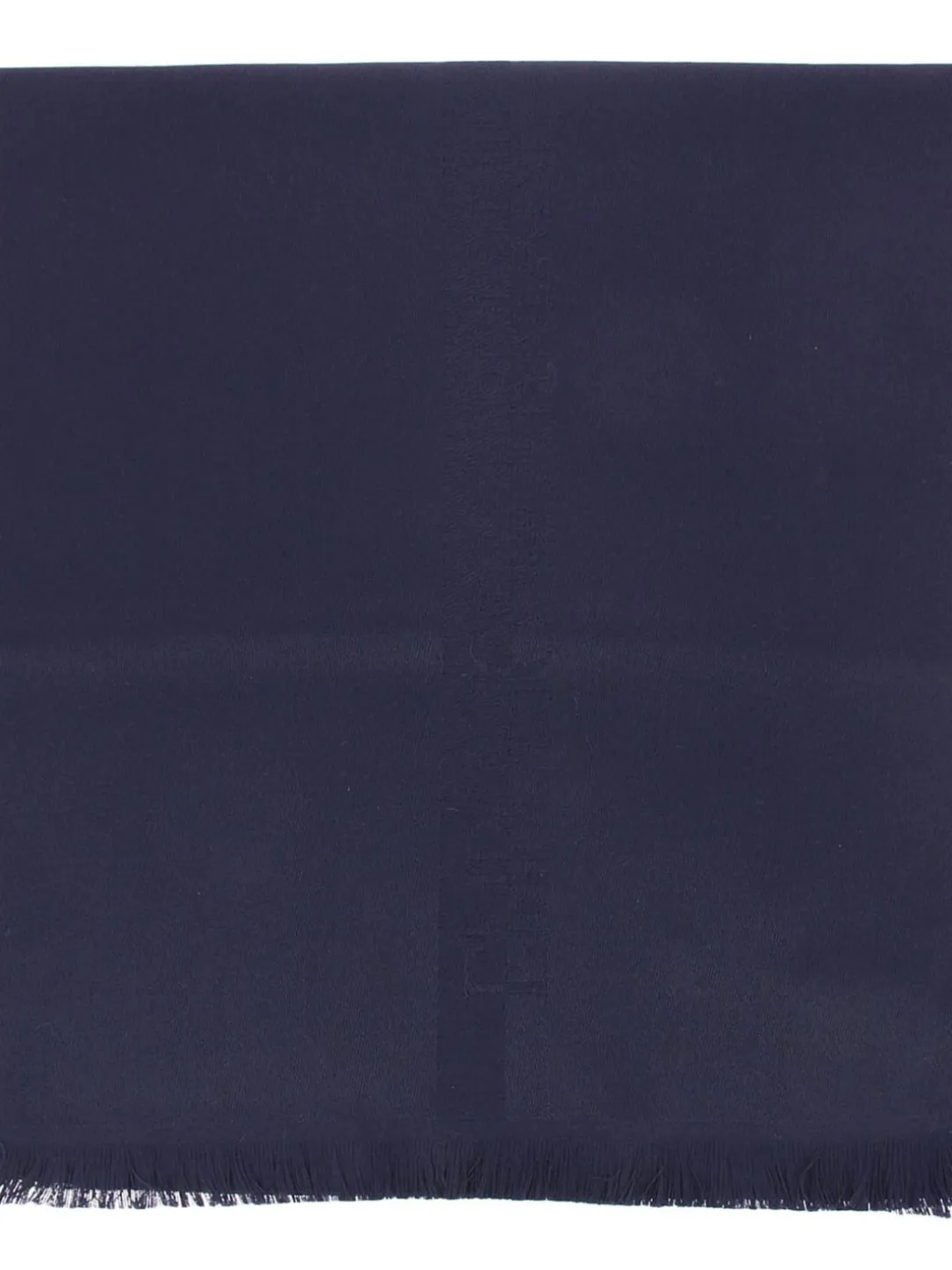 Sciarpa in pura lana con maxi logo ricamato