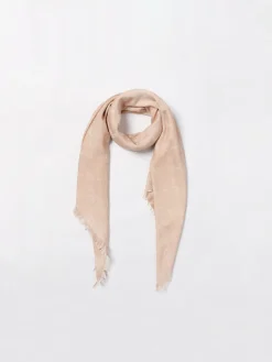 Sciarpa Love Birds Pinko in modal con monogram jacquard