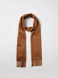 Sciarpa Max Mara in cashmere con logo ricamato