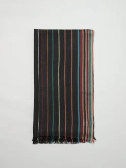 Sciarpa Paul Smith in lana a righe multicolor