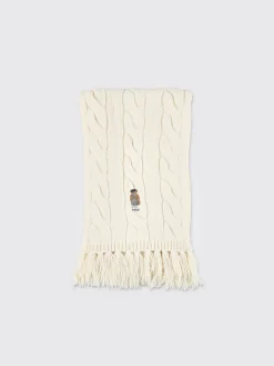 Sciarpa Polo Ralph Lauren in lana a coste intrecciate