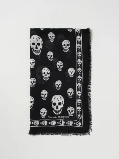 Sciarpa Skull McQueen in misto seta