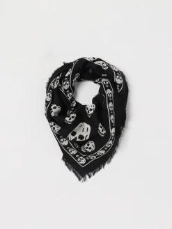 Sciarpa Skull McQueen in lana jacquard