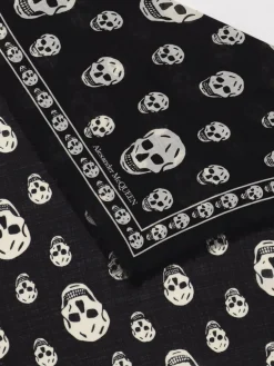 Sciarpa Skull McQueen in lana jacquard