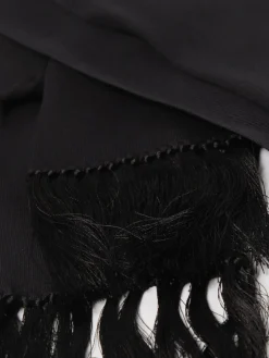 Sciarpa Tom Ford in seta e lana a costine