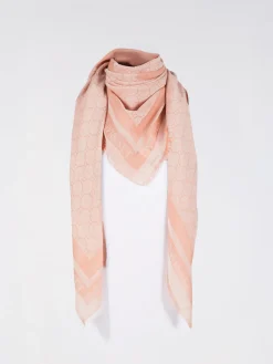 Sciarpa Twinset in modal con Oval T jacquard