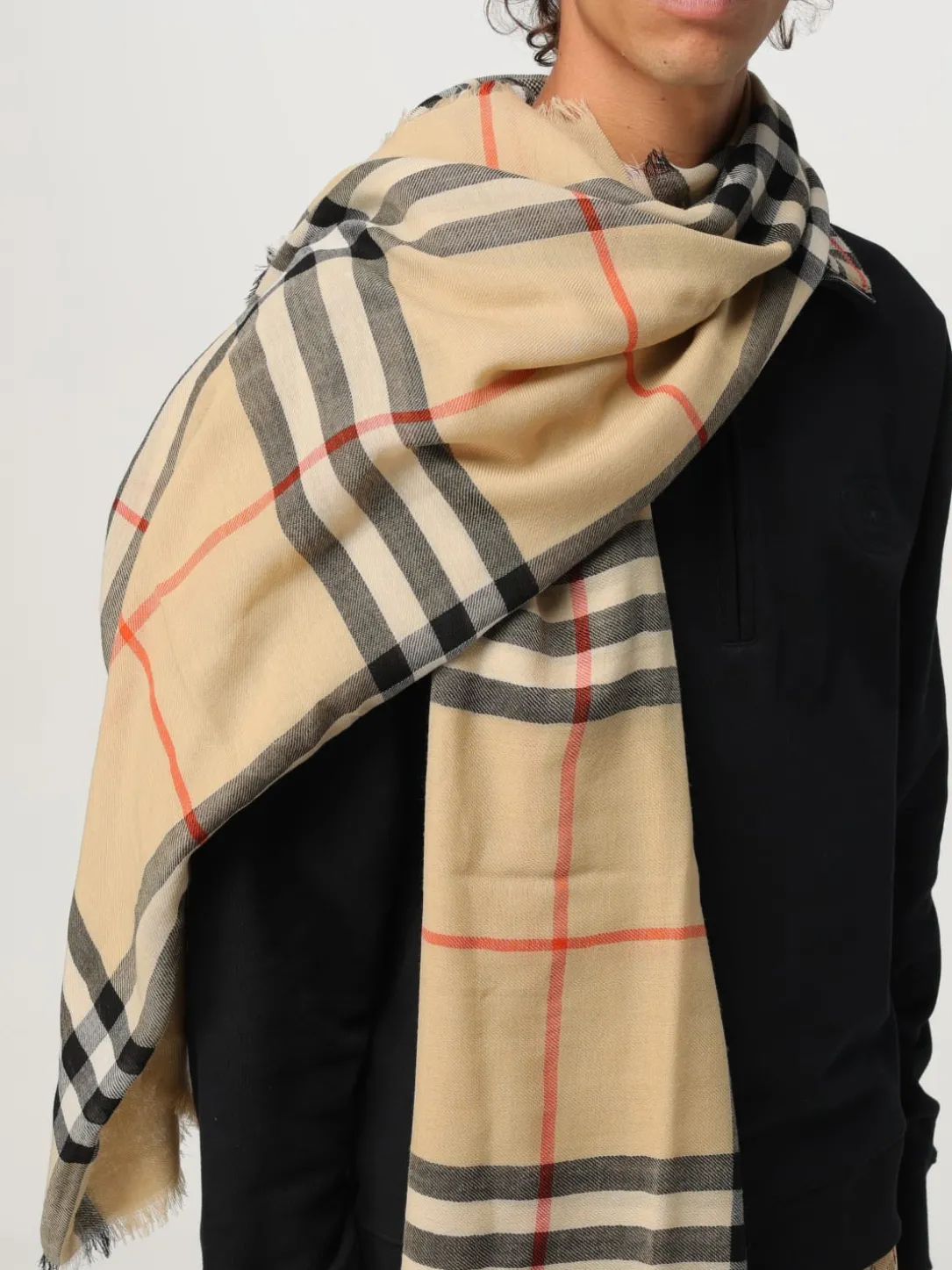 Sciarpa Vintage Check Burberry in lana