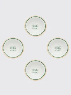 Set 4 ciotole Bitossi Home in porcellana con stampa slogan