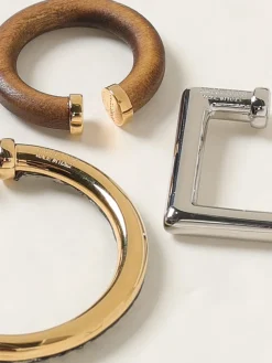 Set 3 orecchini Jacquemus in ottone