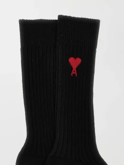 Set 3 paia di calze Ami Paris in misto cotone