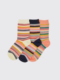 Set 3 paia di calze Paul Smith in cotone a righe