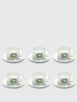 Set 6 tazze caffè con piattino frutta Richard Ginori 1735 in porcellana