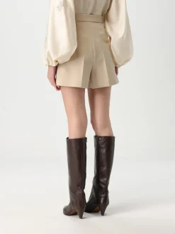 Shorts con pince in lana vergine Max Mara