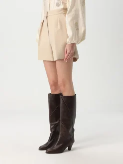 Shorts con pince in lana vergine Max Mara