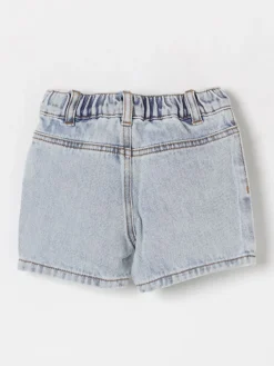 Shorts di jeans con toppe Teddy Moschino