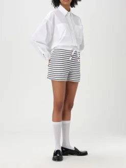 Shorts in cotone a righe Thom Browne