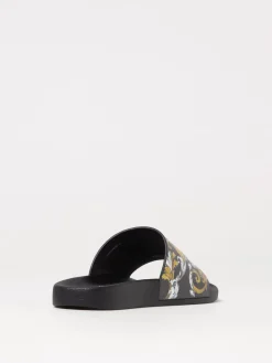 Sliders Baroque Versace Jeans Couture in gomma stampata