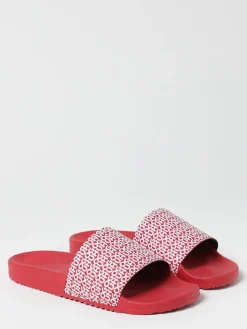 Sliders Boss in gomma con logo stampato all over