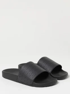 Sliders Boss in gomma con logo stampato all over