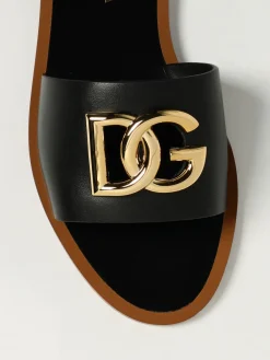 Sliders DG Dolce & Gabbana in pelle