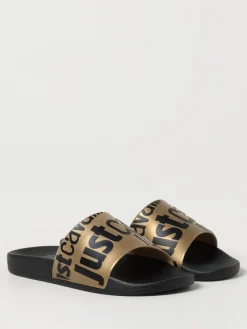 Sliders Just Cavalli in gomma con logo