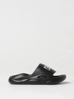 Sliders Karl Lagerfeld Kids in gomma con stampa logo