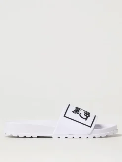 Sliders Versace Jeans Couture in gomma con logo