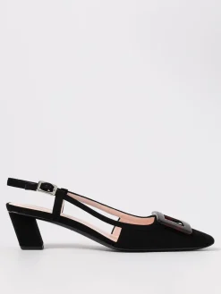 Slingback Belle Vivier Roger Vivier in camoscio