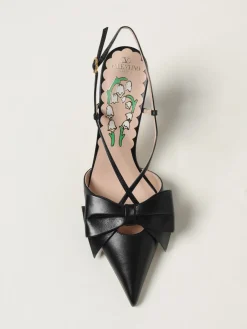 Slingback Bowow Valentino Garavani in nappa con fiocco