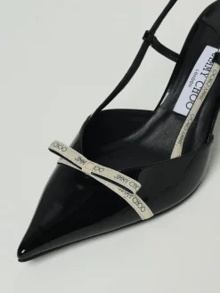 Slingback Camila Jimmy Choo in vernice con fiocco